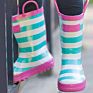 Rainy Season Products Wellies Children's Waterproof Rubber Shoes Cowboy Rain Boots for Kids