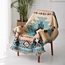Rawhouse Picnic Tapestry Geometric Rug Woven Throw Beach Boho Blanket Bohemian