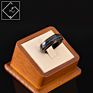 Ready to Ship Wood and Opal Inlay Tungsten Men Rings