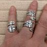 Real 100% Sterling Silver Many Kinds Floral Design Spoon Ring 925 Sterling Silver