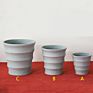 Rectangular Reusable Succulent round Concrete Planter Molds