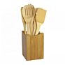 bamboo cooking utensil set