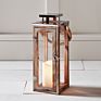 Regular Wooden Indoor Battery Operated Led Flameless Candle Lantern