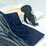 Removable Washable Dot Minky Duvet Cover Set Weighted Blanket for Adults
