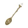 Retro Metal Antique Bronze Spoon Crystal Coffee Spoon Retro Spoon