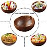 Reusable Containers Breakfast Vegan Salad Handmade Vietnamese Lacquer Coconut Shell Bowls Handicraft Natural Coconut Bowl
