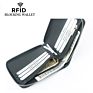 Rfid Blocking Anti-Theft Carbon Fiber Men Wallet Fully Enclosed Zipper Real Genuine Cow Leather Multi-Card Pocket Wallet for Men