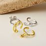 1PCS 18K gold plated ear clip women