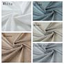 Romantic White Sheer Curtain Valance for Living Room Kitchen Solid Color Short Tulle Cortinas Pelmet