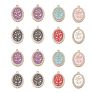 Rose Flower Charms Enamel Alloy Charms for Diy Jewelry Necklace Bracelet Making