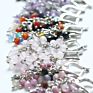 Rose Quartz Natural Stone Beads Earring , Handmade Earrings in , Cluster Earrings