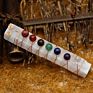 Round Beads Plaster Winding Ornament Colorful Natural Beads Pendant Craft Ornament Charms Beads Jewelry Accessories