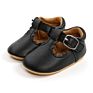 Rubber Sole T-Bar Newborn Prewalker Anti-Slip Toddler Baby Girl Shoes