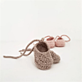 S7525 Lightweight Ballerina Socks Crochet Baby Booties for Boys Girls