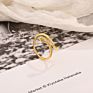 Surround Adjustable Gold Plated Zircon Snake Rings