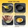Sell 2Pc Fried Egg Omelette Mold Handle Non-Stick Egg Rings Set with Silicone Brush