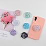 Sell Mobile Accessories Holder Glitter Round-Shaped Fold Phone Stand Popular Socket