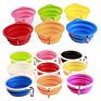 Sellers Silicone Pet Travel Bowls Folding Dog Bowl Convenient Portable Collapsible Dog Bowl