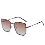 Semi-Rimless Sunglasses Women Vintage Unique Hollow Sunglasses Men Punk Glasses Shades Uv400