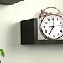 Set of 3 Floating U Shape Decorative Modern Black Wood Nordic Curved Wall Shelf For