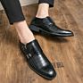 Shoes Men Work Slip on Loafer Leather Men Shoes Explosion Models Men's Dress Shoes