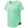 Short Sleeve Yoga Sportswear Swallowtail and Skirt T-Shirt