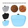 Silicone Dog Treat Bag Pouch Portable for Pet Silicone Dog Training Bag Dog Treat Pouch