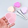 Silicone Makeup Brush Cleaner Egg Makeup Brush Cleaning Tool Heart Shape Private Label Makeup Brush Cleaner