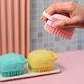 Soft silicone bath brush