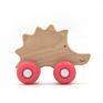 Silicone Wooden Wheel Toys