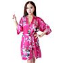 Silk Long Sets Kimono Robe Women