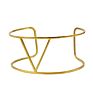 Silver/Gold 2 Colors Cuff Bracelet for Women Open Bangle Design Wide Hollow Jewelry Pulseiras