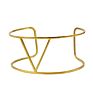 Silver/Gold 2 Colors Cuff Bracelet for Women Open Bangle Design Wide Hollow Jewelry Pulseiras