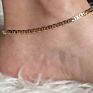 Simple Thin Silver Gold Chain Color Ankle Cuban Gold Stainless Steel Link Anklet
