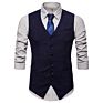 Single Breasted Mens Vest Waistcoat