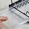 Single Layer Dish Drainer Rack Bowel Organizers Dishes Drying Shelf Folding