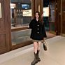 Small Woman 2-Color Double-Sided Tweed Korean Coat Autumn And