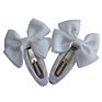 Snap Hair Clips with Bow Barrettes Bb Clips Hairbows Hairgrips Headwear Accessories for Baby Girls