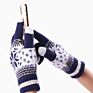 Snow Design Jacquard Weave Knitted Touch Screen Gloves Knit Warmer Touchscreen Mittens-------Accept Design