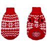 Snowflake Dog Christmas Sweater Pattern Pet Cat Dog Clothes