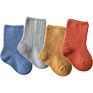 Socks Newborn Baby Organic Cotton Socks Set for Baby Girl Boy Children Solid Socks Colorful