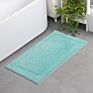 Soft Microfiber Polyester Non-Slip Rectangular Spa Mat Absorbent Accent Rug for Bathroom Vanity Bathtub Shower Mat