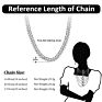 Solid 925 Sterling Silver Italian 3.6Mm 5Mm 7Mm Diamond Cut Cuban Link Curb Chain Necklace for Men Women 16 18 22 Inch