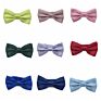 Solid Colors Available in a Variety of Solid Bowtie Bow Tie for Students