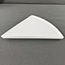 Solid Triangle Shape Melamine Plates for Pizza for Restaurant Hotel Office