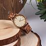Sopewod Private Label Sandalwood Walnut Teak Unisex Wooden Watches,Ebony Wood Engraved Watch