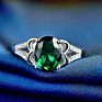 South Korea Simple Diamond Women's Ring 925 Sterling Silver Adjustable Rings Jewelry