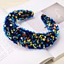 Special Thick Sequin Sponge Hairband Women Padded Headband Designed Headbands