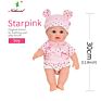 Spot 12 Inch Baby Vinyl Cute Doll Professional Production