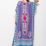 Spring and Women's Casual Dress Large Size Printing Casual Dress Robe Beach Skirt Women's Sun Skirt
